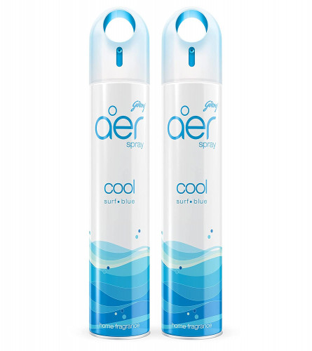 Godrej Aer Cool Surf Blue Air Freshener spray  for Home & Office