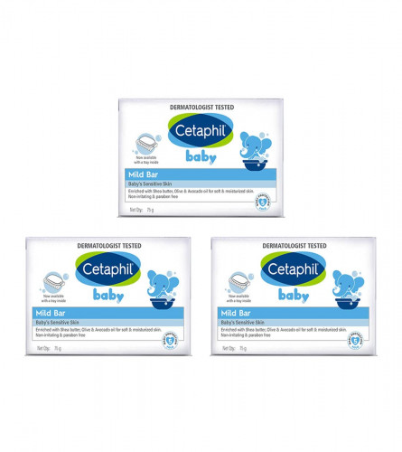 Cetaphil Baby Mild Bar For Face And Body Soaps Skin Care Body Cleanser