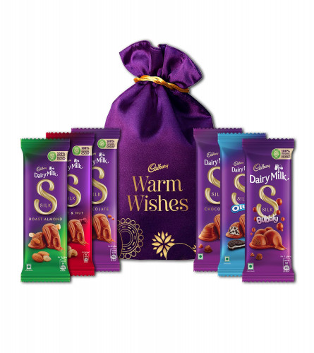 Cadbury Silk Potli Gift Pack, 343 gm
