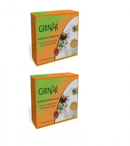 Girnar Instant Tea with Cardamom Saffron Kesar Elaichi