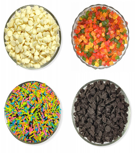 Dry Fruit Hub Sprinkles Choco Chips Combo for Cake Decoration
