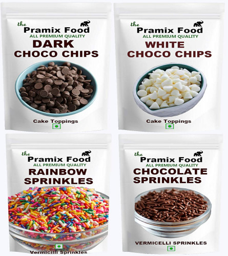 Pramix Premium Choco Chips Combo for Cake Decoration
