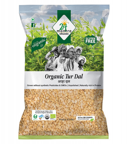 24 Mantra Organic Unpolished Tur Dal 1 kg