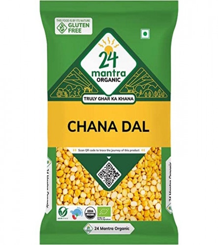 24 Mantra Organic Unpolished Chana Dal