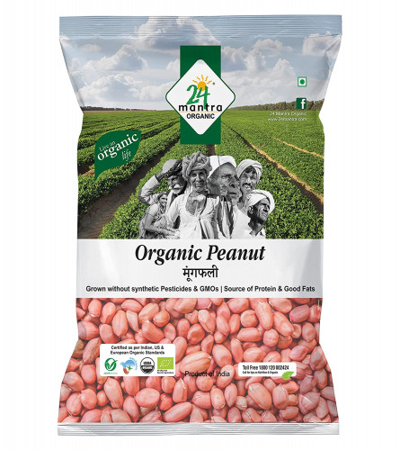 24 Mantra Organic Raw Peanuts, Moongphali