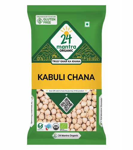 24 Mantra Organic Unpolished Kabuli Chana