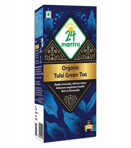 24 Mantra Organic Tulsi Green Tea 25 Tea Bags