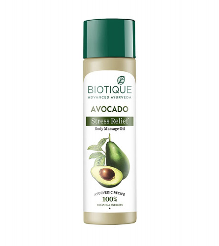 Biotique Cado Stress Relief Avocado Stress Relief Body Massage Oil