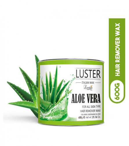 Luster Aloe Vera Hair Removal Hot Wax 600 gm