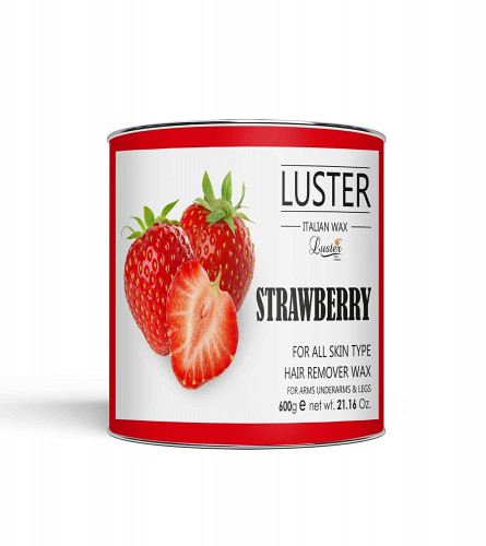 Luster Strawberry Hair Removal Hot Wax 600 gm