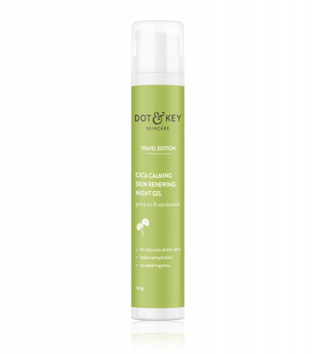 DOT & KEY Cica Niacinamide Moisturizer Gel Night Cream For Face