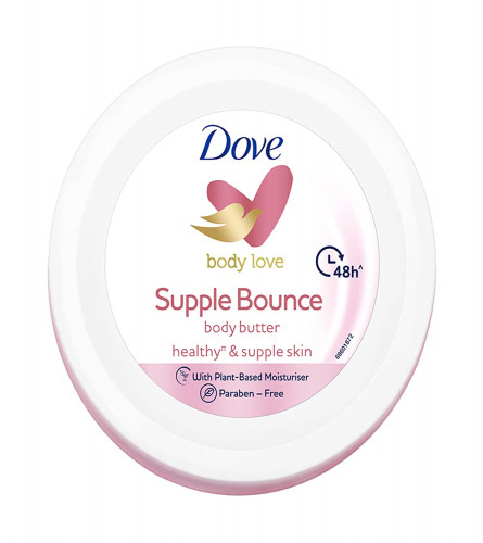 Dove Body Love Supple Bounce Body Butter 245 gm (Pack of 2)