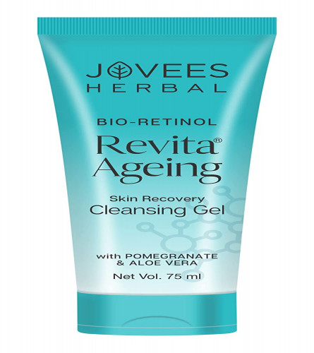 Jovees Herbal Revita Ageing Skin Recovery Cleansing Gel 75 ml (Pack of 2)