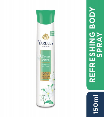 Yardley London Imperial Jasmine Perfumed Deo 150 ml (Pack of 2)