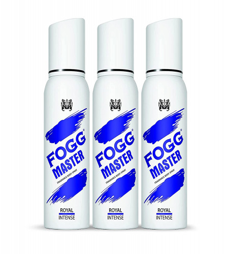 Fogg Master Royal Intense Perfume Body Spray 120 ml (Pack of 3)