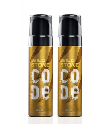 Wild Stone Code Gold Perfume 120 ml (Pack of 2)
