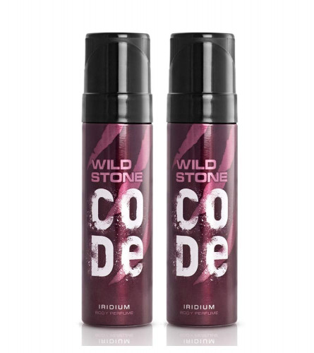 Wild Stone Code Iridium Perfume 120 ml (Pack of 2)