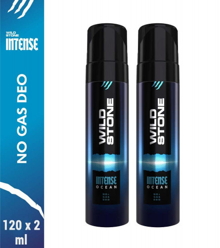 Wild Stone Intense Ocean Deodorants 120 ml (Pack of 2)