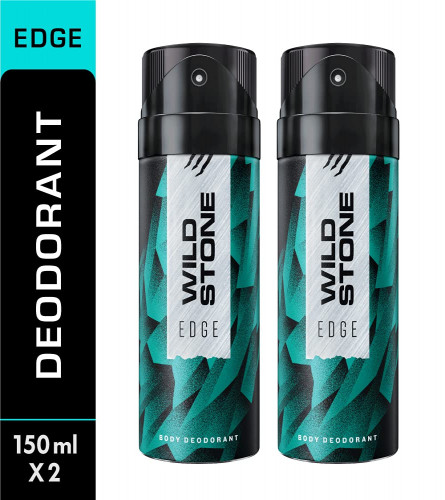 Wild Stone Edge Deodorant 150 ml (Pack of 2)
