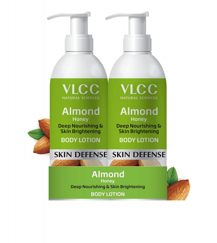 VLCC Almond Honey Deep Nourishing Skin Brightening Body Lotion 350 ml (Pack of 2)
