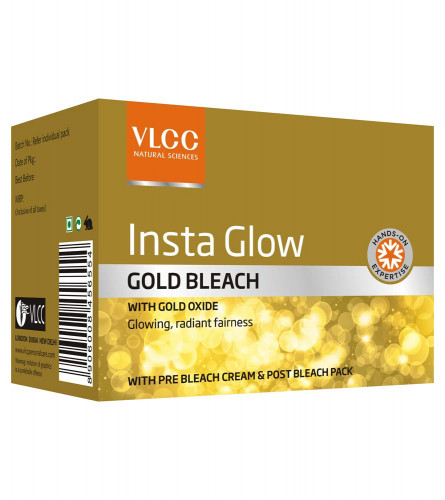 VLCC Natural Sciences Insta Glow Gold Bleach 402 gm