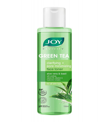 Joy Revivify Green Tea Face Toner | Clarifying and Pore Minimizing - Pack 2 (150 ml)