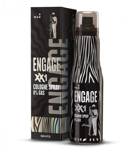 Engage XX1 Cologne No Gas Perfume for Men, Citrus and Spicy, Skin Friendly