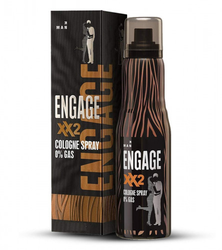 Engage XX2 Cologne No Gas Perfume for Men, Spicy and Citrus, Skin Friendly