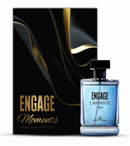 Engage Moments Luxury Perfume Gift Box for Men - L'amante Aqua EDT
