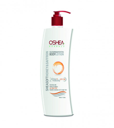 Oshea Herbals Sheasoft Honey & Saffron Body Lotion 400 ml