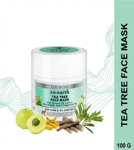 Colorbar Co-Earth Tea Tree Face Mask 100 gm