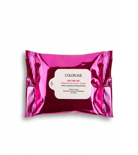 Colorbar On The Go Makeup Remover Wipes 10 Pieces (Pack of 4)