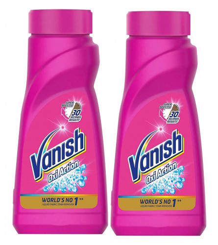 Vanish Oxi Action Stain Remover Liquid 180 ml (Pack of 2)
