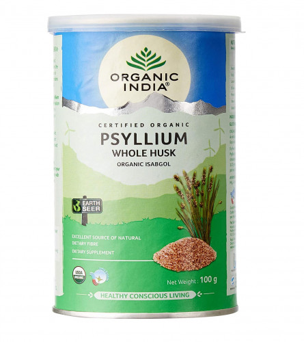 Organic India Psyllium whole husk 100 gm (Pack of 2)