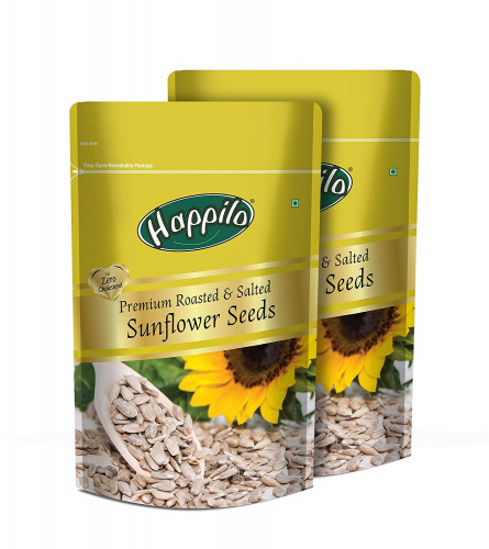 Happilo Premium Roasted & Salted Sunflower Seeds 250 gm (Pack of 2)