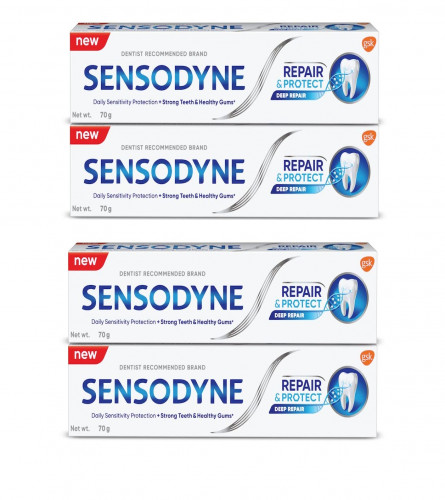 Sensodyne Repair & Protect Toothpaste 70 gm (Pack of 4)