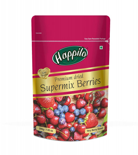 Happilo Premium Dried Super Mix Berries 200 gm (Pack of 2)