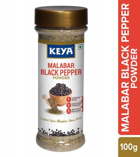 Keya Malabar Black Pepper Powder 100 gm (Pack of 2)
