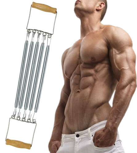 Chest Expander with 5 Springs Gym Exercise