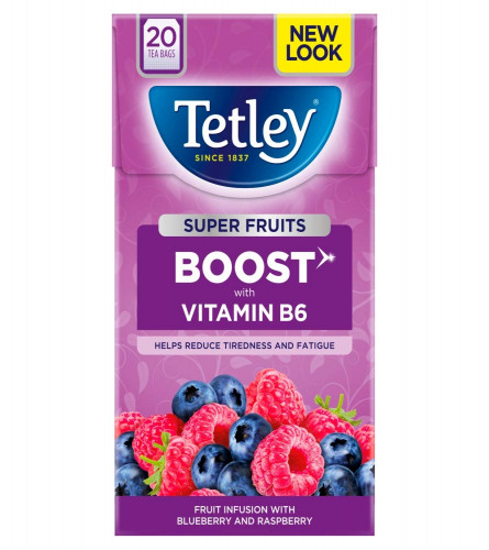 Tetley Fruit Infusion with Blueberry and Raspberry 20 Bags