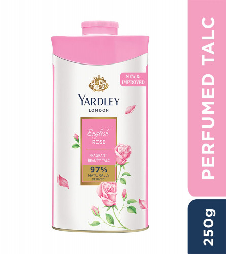 Yardley London English Rose Perfumed Talc Powder for Women 250 gm