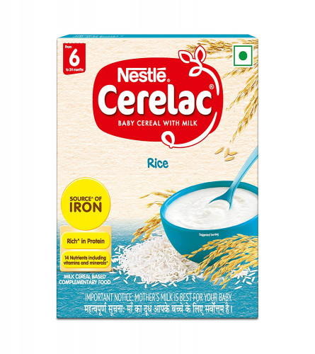 Nestle CERELAC Baby Cereal with Milk, Rice 6 to 24 Months 300 gm