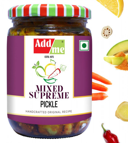 Home Made Taste Mixed Supreme Pickle Marwadi Mix Pickles Mix Achar Aam Mango Chilli Lemon Ker Ginger Karonda Lasoda Fruit Mix