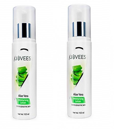 Jovees Aloe Vera Moisturizing Lotion 100 ml (pack of 2)