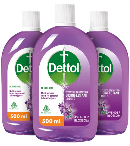 Dettol Liquid Disinfectant for Floor Cleaner, Surface Disinfection (Lavender Blossom)
