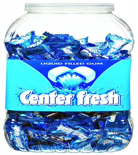 Center Fresh, Spearmint, Chewing Gum Jar 675 g (225 Pcs)