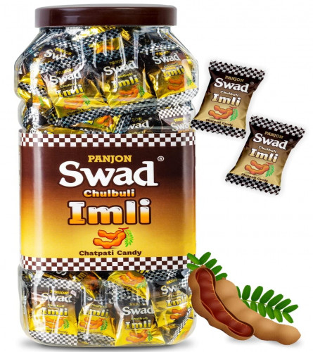 Swad Chocolate Candy Chulbuli Imli Jar 150 Toffee