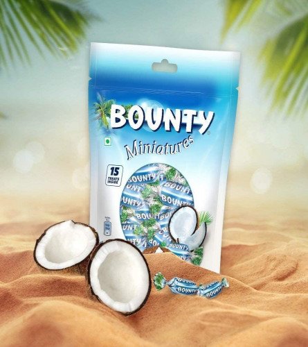 Bounty Chocolate Miniatures 150 gm (Pack of 2)