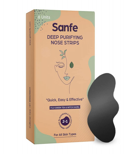 Sanfe Deep Purifying Nose Strips for Women - (Pack of 12)