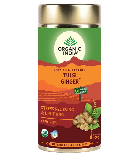Organic India Tulsi Ginger 100 gm (Pack of 2)